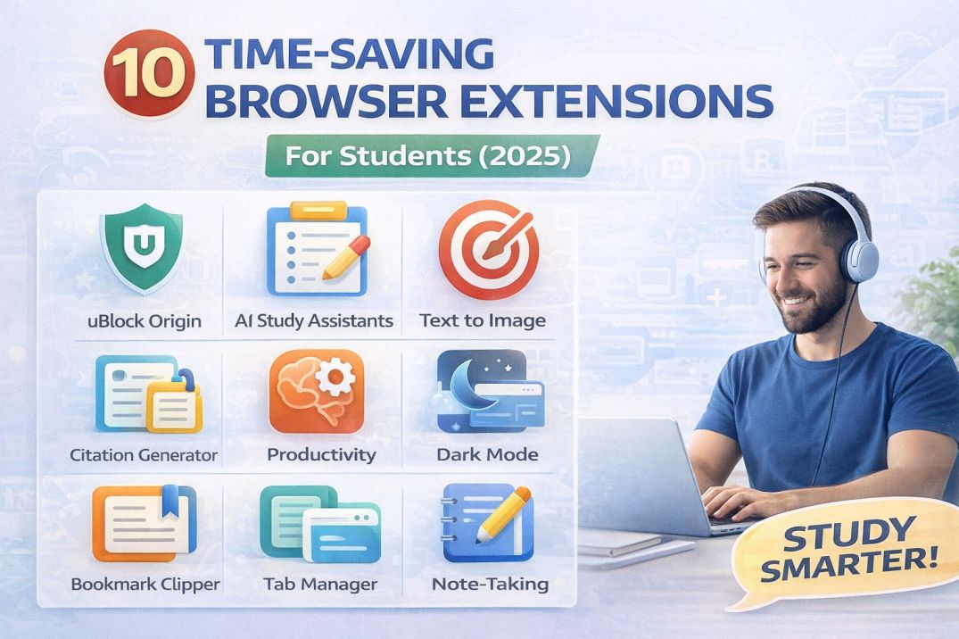 10 Time-Saving Browser Extensions Every Student Should Install in 2025