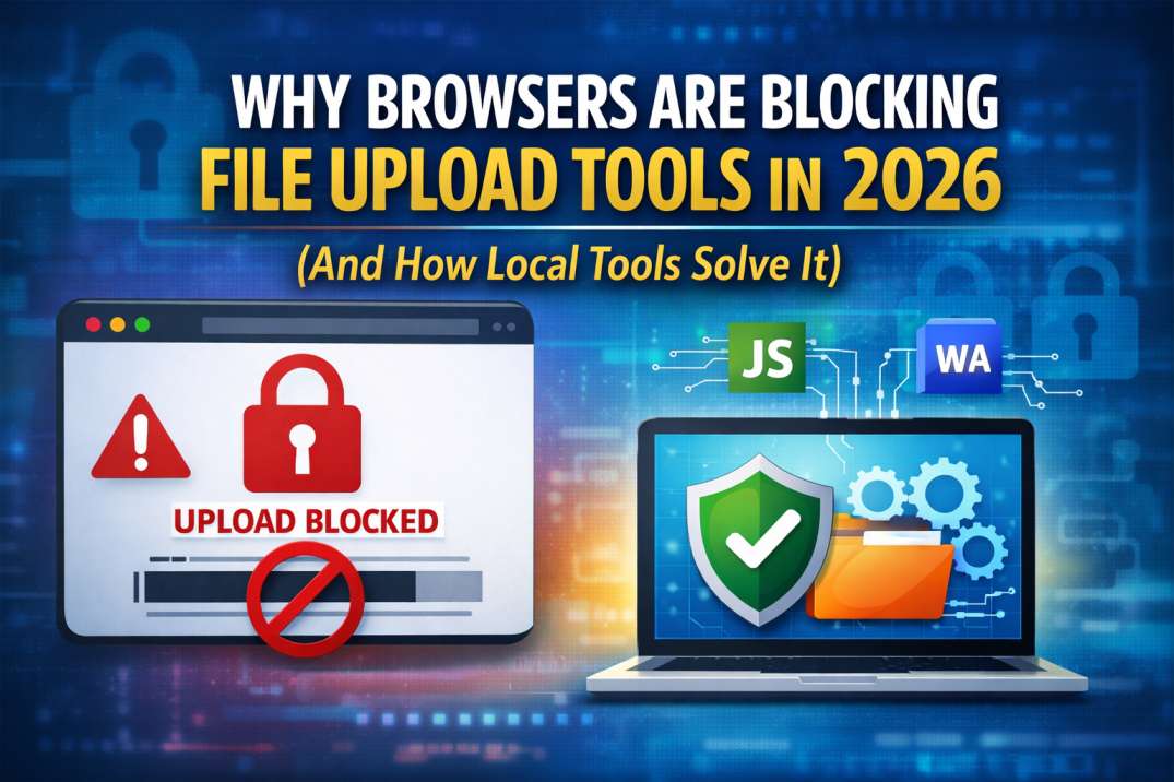 Why Browsers Are Blocking File Upload Tools in 2026 (And How Local Tools Solve It)