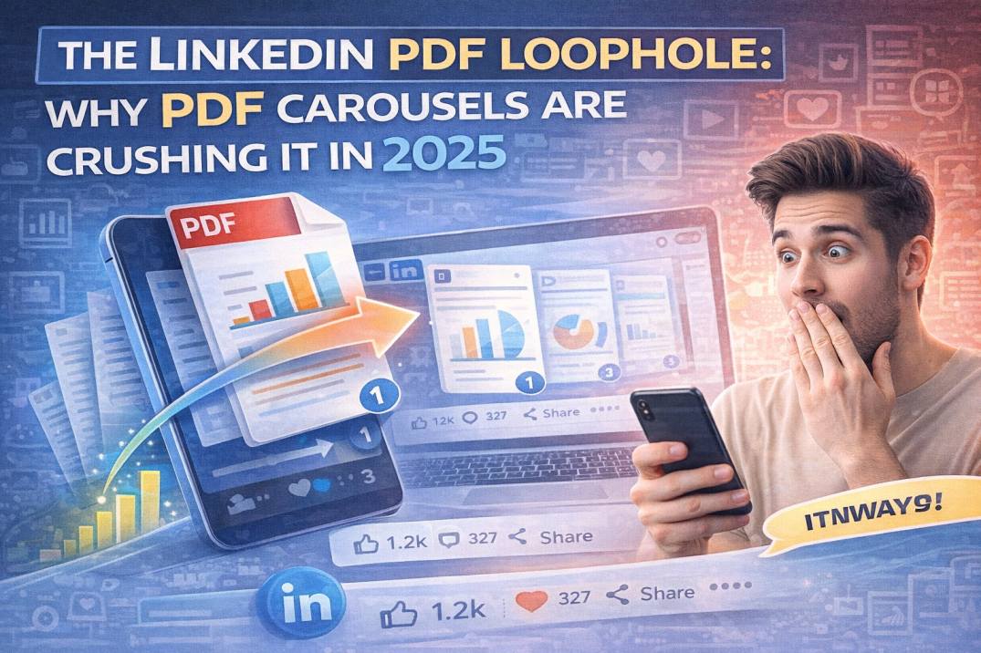 The LinkedIn PDF Loophole: Why Carousels Are Driving Viral Reach in 2025