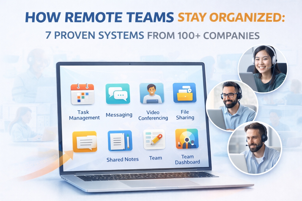 How Remote Teams Stay Organized: 7 Proven Systems from 100+ Companies