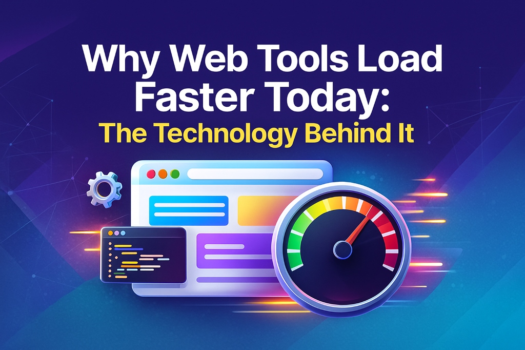 Why Web Tools Load Faster Today: The Technology Behind It